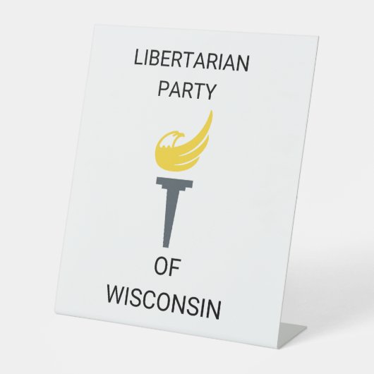 Standaard Reclamebord Met Voetstuk (Voorkant)