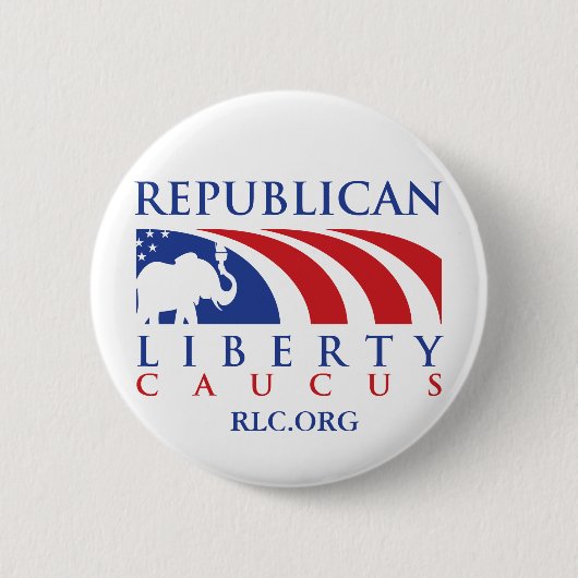 Standaard RLC-logo Ronde Button 5,7 Cm (Voorkant)