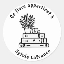 Standaard ronde boekstickers