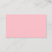 Standaard roze visitekaartje (Voorkant)