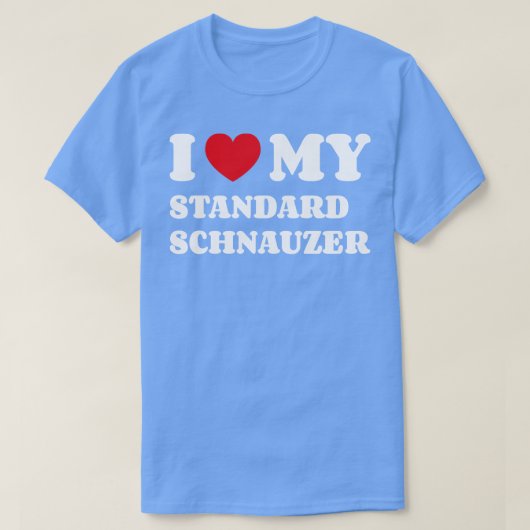Standaard Schnauzer 2 T-shirt (Design voorkant)