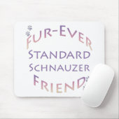 Standaard Schnauzer Furever Vriend Muismat (Met muis)