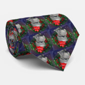 Standaard Schnauzer Kerstcadeaus Stropdas (Opgerold)