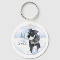 Standaard Schnauzer Noel Sleutelhanger