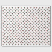 Standaard Schnauzer Santa Paws Cadeaupapier (Vlak)