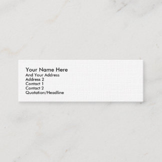 Standaard Skinny Card Mini Visitekaartje