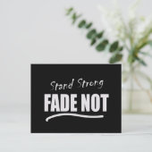 Standaard sterk fade niet-genoot Briefkaart (Staand voorkant)