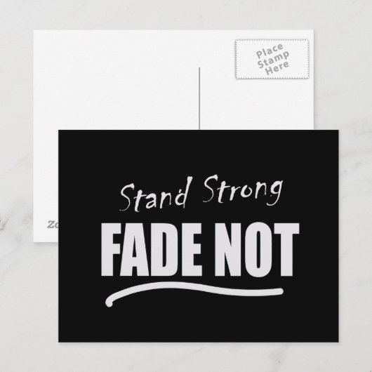 Standaard sterk fade niet-genoot Briefkaart (Voorkant / Achterkant)