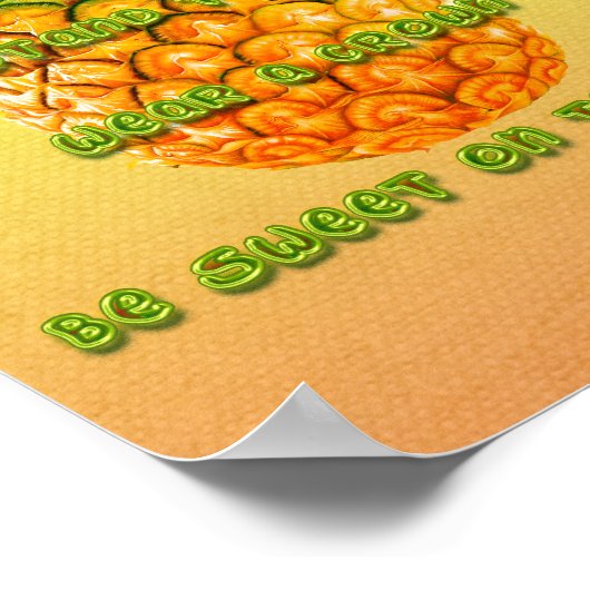 Standaard Tall-ananas Poster (Hoek)