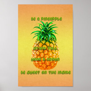 Standaard Tall-ananas Poster