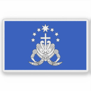 Standaard van koning Tūheitia, Maori, Nieuw-Zeelan Sticker