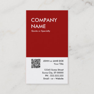 standaard vet ontwerp je eigen QR-code Visitekaartje