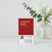 standaard vet ontwerp je eigen QR-code Visitekaartje (Staand voorkant)