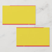 standaard visitekaartje (Voorkant / Achterkant)