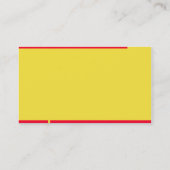 standaard visitekaartje (Achterkant)