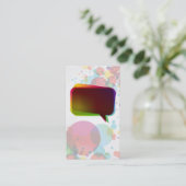 standaard visitekaartje (Staand voorkant)