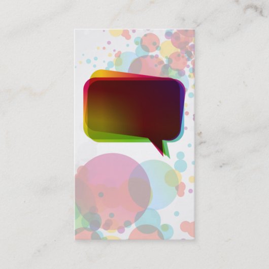 standaard visitekaartje (Voorkant)