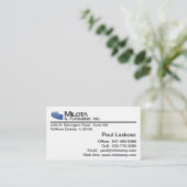 Standaard Visitekaartje (Staand voorkant)