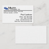 Standaard Visitekaartje (Voorkant / Achterkant)