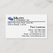 Standaard Visitekaartje (Voorkant)