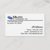 Standaard Visitekaartje (Voorkant)