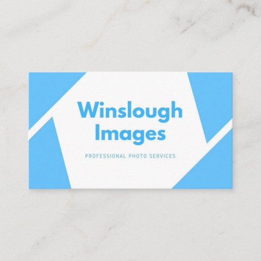 Standaard visitekaartje (Voorkant)