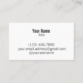 Standaard Visitekaartjes ~ Japan-U.S. Friendship (Achterkant)