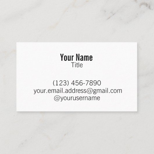 Standaard Visitekaartjes ~ Japan-U.S. Friendship (Achterkant)