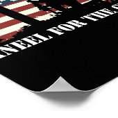 Standaard voor de vlaggenketel voor het kruisje poster (Hoek)