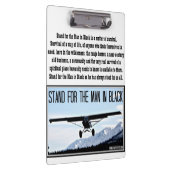 Standaard voor het Man in zwart Klembord (Rechts)