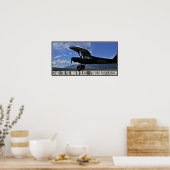 Standaard voor het Man in zwart Poster (Keuken)