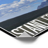 Standaard voor het Man in zwart Poster (Hoek)