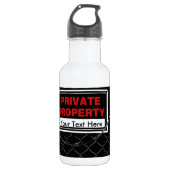 standaard waterfles (Voorkant)