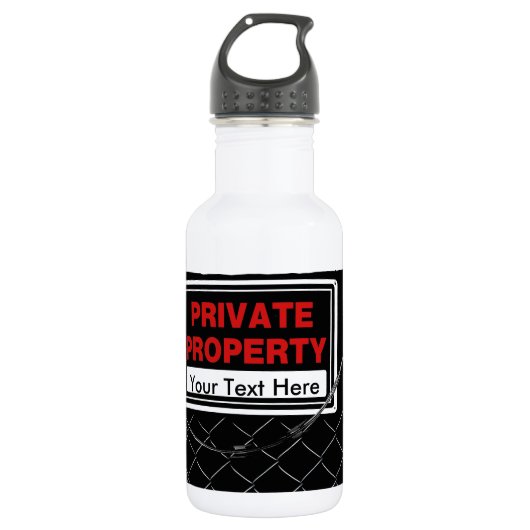 standaard waterfles (Voorkant)