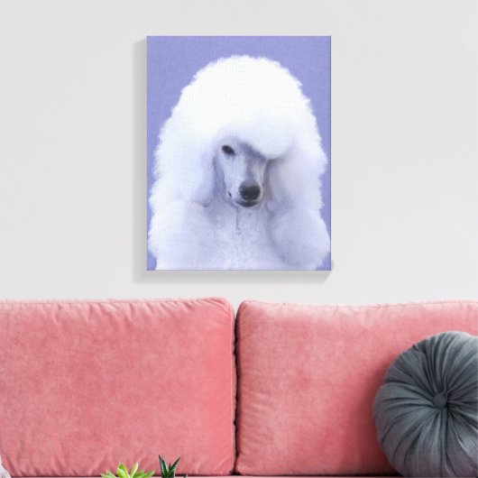 Standaard Wit-kleurenschilderen - Oorspronkelijke  Canvas Afdruk (Insitu (Woonkamer))