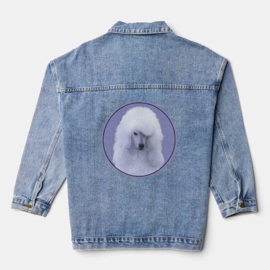 Standaard Wit-kleurenschilderen - Oorspronkelijke  Denim Jacket (Achterkant)