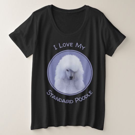 Standaard Wit-kleurenschilderen - Oorspronkelijke  Grote Maat T-shirt (Design voorkant)