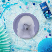 Standaard Wit-kleurenschilderen - Oorspronkelijke  Papieren Bordje (Feest)