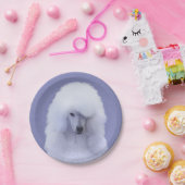 Standaard Wit-kleurenschilderen - Oorspronkelijke  Papieren Bordje (Feest)