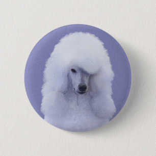 Standaard Wit-kleurenschilderen - Oorspronkelijke Ronde Button 5,7 Cm