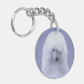 Standaard Wit-kleurenschilderen - Oorspronkelijke  Sleutelhanger (Voorkant Links)