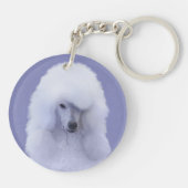 Standaard Wit-kleurenschilderen - Oorspronkelijke  Sleutelhanger (Achterkant)