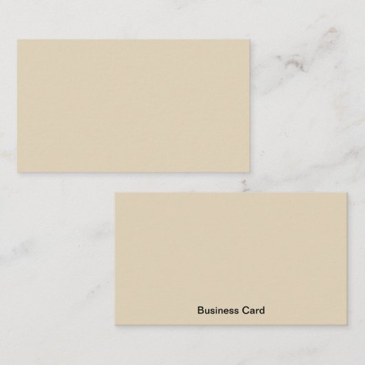 Standaard wit visitekaartje (Voorkant / Achterkant)