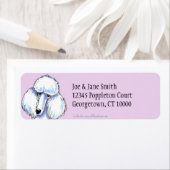 Standaard witte poel Eenvoudig draaibaar Etiket (Insitu)