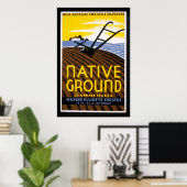 standaard WPA-Poster op de grond afdrukken Poster (Thuiskantoor)