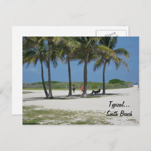 Standaard...zuidstrand Briefkaart (Voorkant / Achterkant)