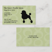 Standaard zwart werkblad Silhouette Visitekaartje (Voorkant / Achterkant)