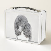 Standaard zwart-witschilderwerk met wieltjes (Achterkant)