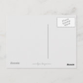 Standaard zwart-witschilderwerk met wieltjes briefkaart (Achterkant)