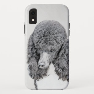 Standaard zwart-witschilderwerk met wieltjes Case-Mate iPhone case